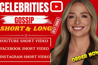 create celebrity gossip viral news shorts youtube videos editing