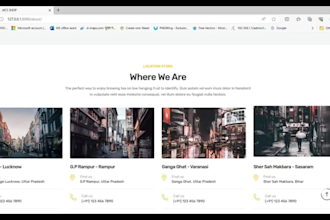 code your website with HTML5, css3, javascript and gsap