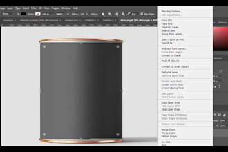 wrap a bottle, mug, jar, can, tube, pouch with your label