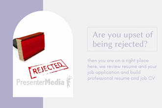 design rewrite and edit your resume, cv and job application