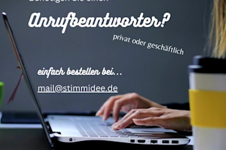 produce a female german voice over in a fresh voice
