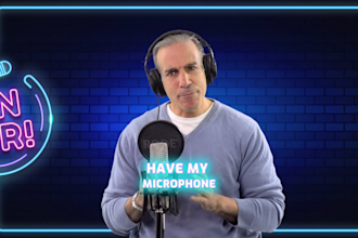 create a podcast video
