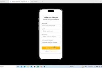 je réaliserai une conception de site web avec figma