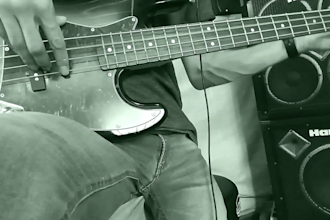 record a creative bass line for your song