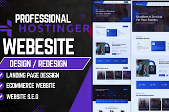 design wordpress hostinger website build hostinger website wordpress website