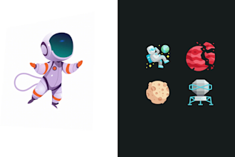 design amazing vector icons