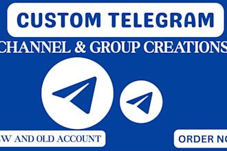 setup your telegram group or channel