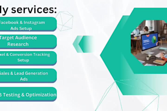 run targeted facebook and instagram ads for sales, leads, and conversions