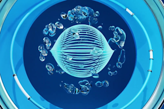 create bold dynamic 3d abstract animation 3d illustration