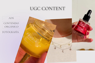 be your ugc content creator in spanish or english