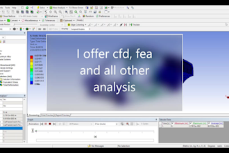 perform fea and cfd analysis using ansys and solidworks