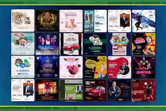 design instagram post, carousel posts, google banner ads design