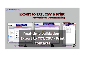 build a custom contact manager or CRM desktop app using vb net and sql server