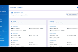 create an HR and employee management web application