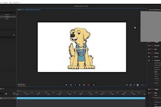 rig a cartoon character for use in adobe character animator