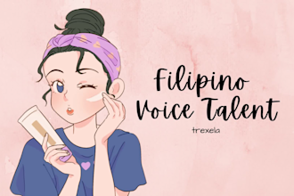 be your filipino voice talent