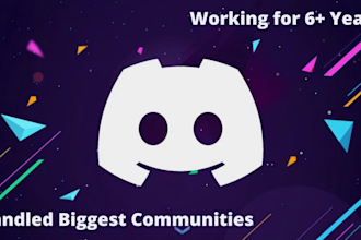 be your discord manager for gaming nft and web3 projects