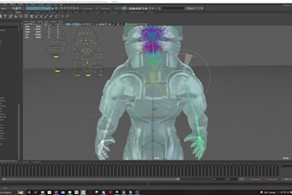 arkit54,ikfk rig,biped quadruped rig,blendshape key, skinning, ue5 rig, iclone