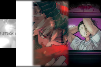create an amv, mmw, gmv edit with animation