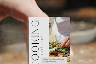 ghostwrite and design your recipe ebook, cookbook, diet meal planner in canva