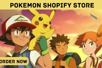 design pokemon game store pokemon website trading card pokemom shopify store