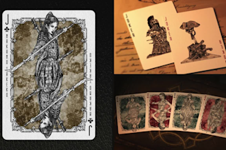 design card game playing cards tuck box tcg poker board game card illustration