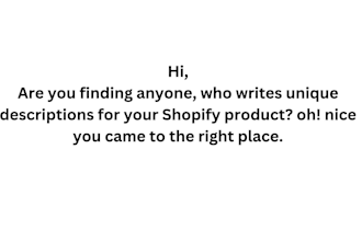 write shopify product descriptions for beauty, fashion and other essential items