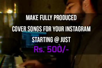 produce cover songs for instagram reels
