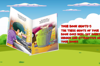 create this kids book promo or children book trailer video