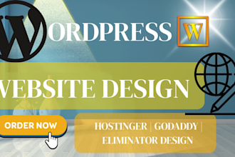 build wordpress website on hostinger bluehost godaddy siteground ionos namecheap