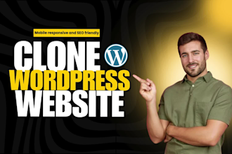clone copy duplicate move revamp redesign wordpress website design wordpress