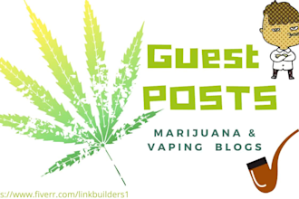publish guest post on cannabis, marijuana or cbd site