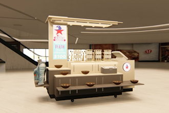 do 3d mall cart design for retail