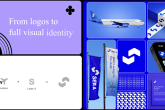 design minimal logo and brand style guide