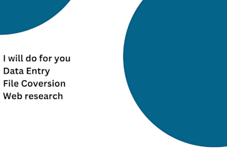 do your data entry job for your business