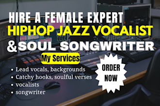 be your female hip hop, jazz vocalist, soul songwriter