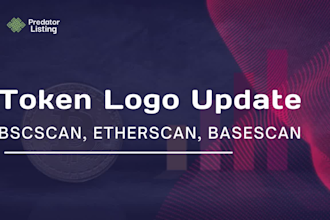token logo update on bscscan, basescan, etherscan, token update