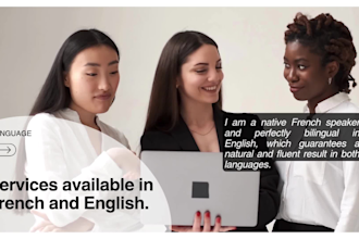 transcribe and subtitle your videos in english and french