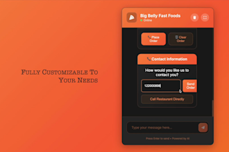 develop ai chatbot, ai website, ai saas or ai software