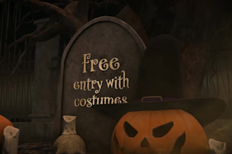 make horror halloween party invitation video