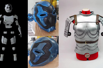 3d print and paint wearable cosplay 3d mask  3d cosplay print cosplay armor