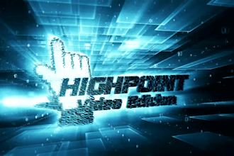 create this futuristic HD video intro