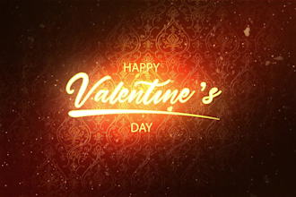 make awesome valentines day video
