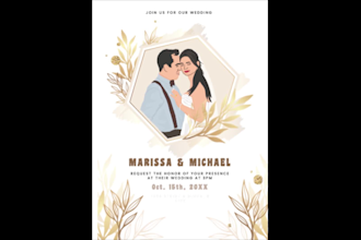 design cartoon face personalized wedding, party birthday and anniversary
