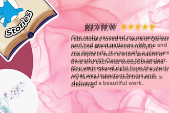design a perfect and aesthetic author logo or watermark