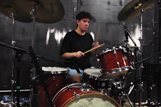 record professional drum tracks as your session drummer