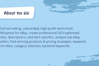 do ebay drop shipping winning product on profit share