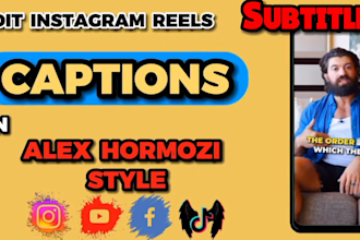 add captions english subtitles to instagram reels ugc