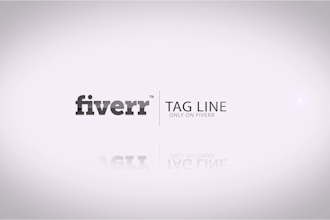 create clean corporate intro with your logo