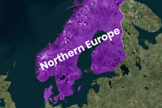 create a map animation video